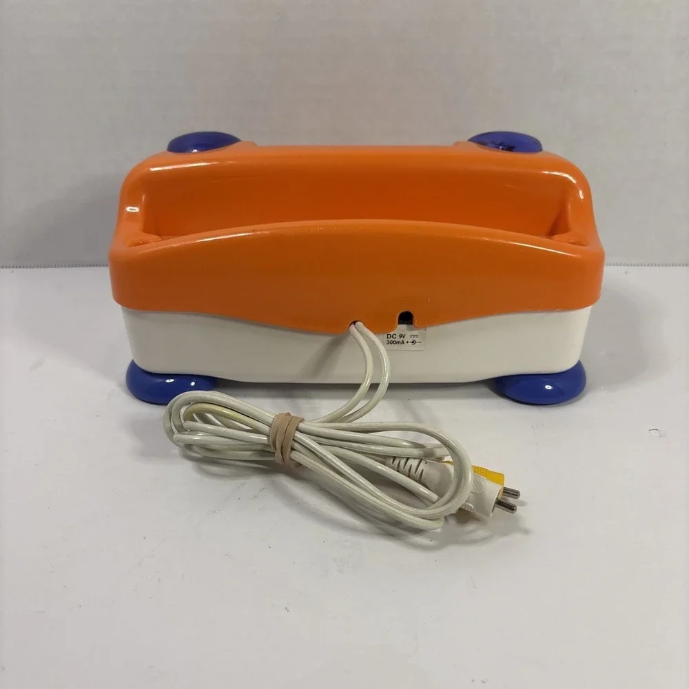 VTech V.Smile Baby Infant Development System Console Orange White Blue Untested